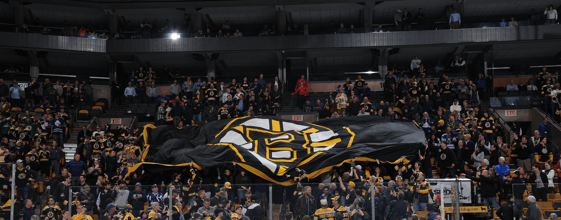 Bruins give 'shirts off their backs' to first responders