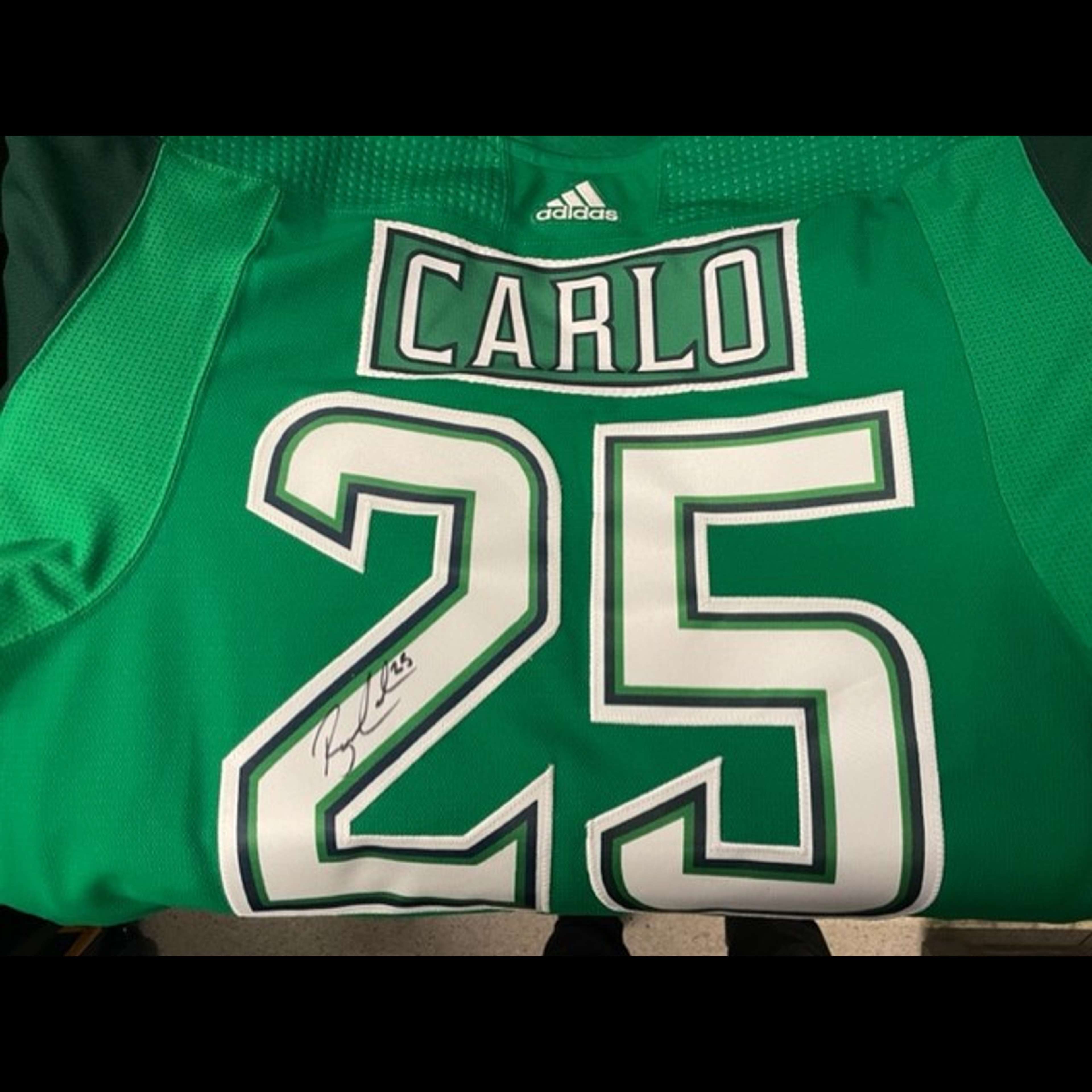 Brandon Carlo St. Patrick's Day, Team Issued Signed Jersey logo image