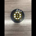 Signed Elias Lindholm Hockey Puck thumbnail