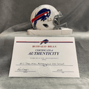 Josh Allen Autographed Mini Helmet thumbnail