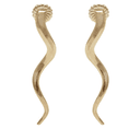 KELLY JAY JEWELLERY LTD: Stunning Solid Yellow Gold Kudu Earrings