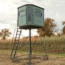 REDNECK BLINDS: The Big Country 6x7 Hunting Blind with 10' Deluxe Stand and Accessory Package thumbnail