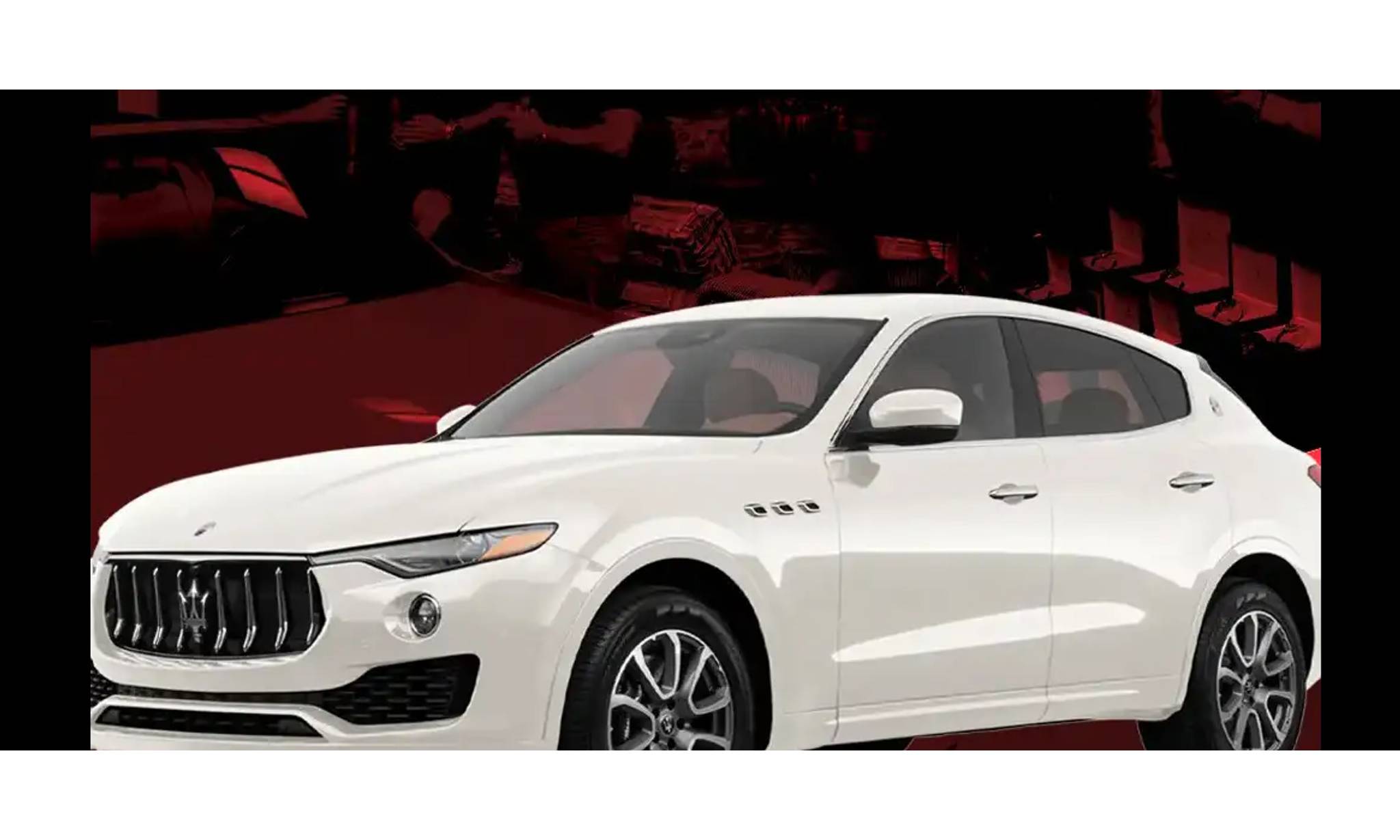 Wine, Watches & Wheels Maserati Raffle event banner