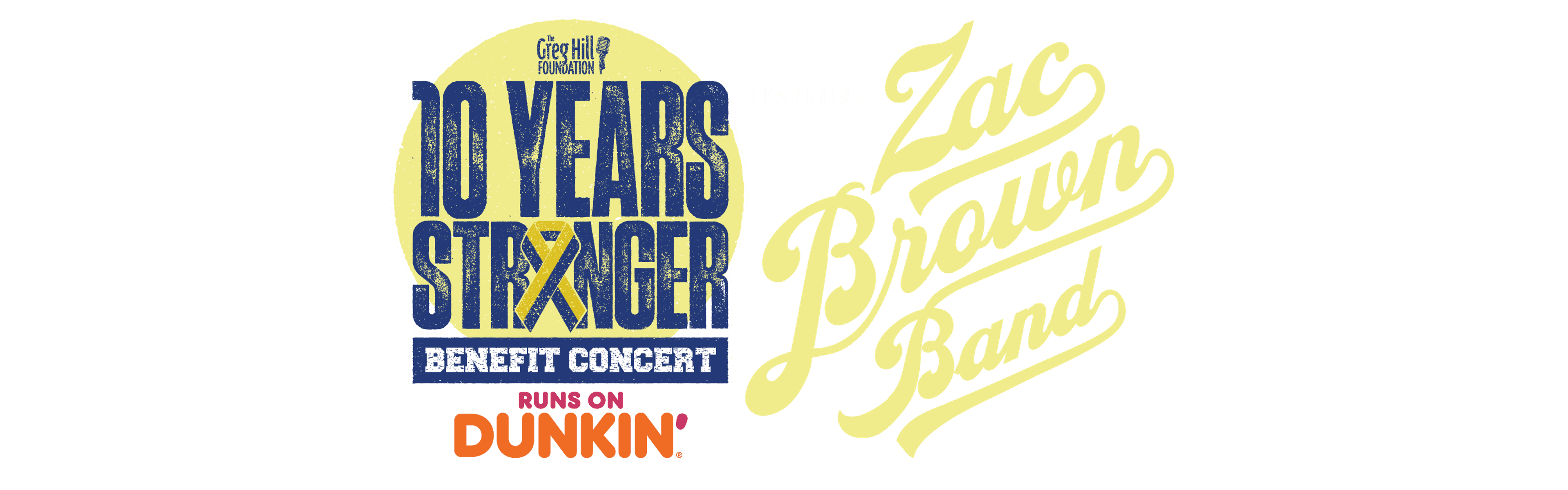 10 Years Stronger Benefit Concert Presented By Dunkin'  logo image