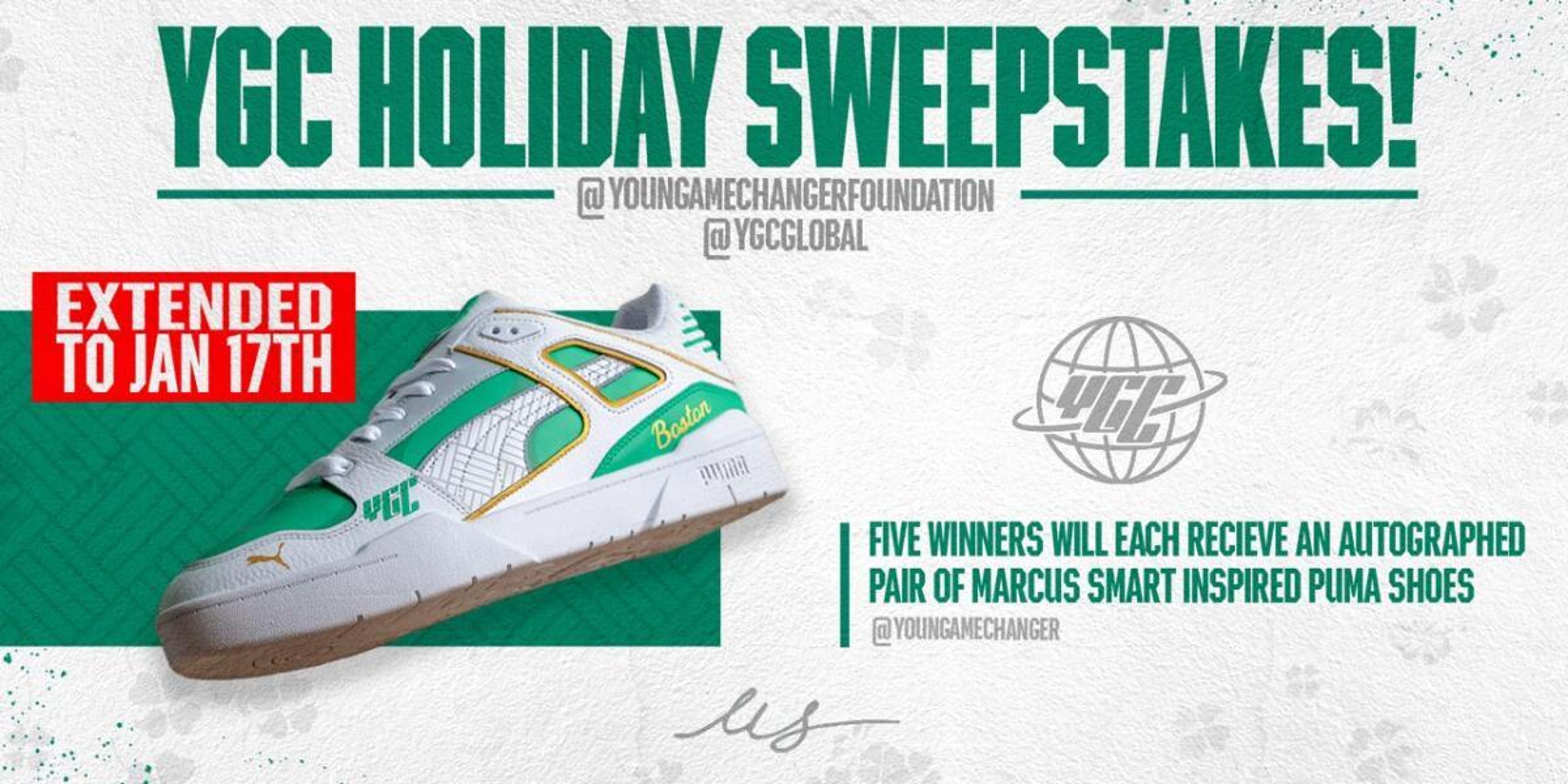 Marcus Smart's Holiday Sweepstakes logo image