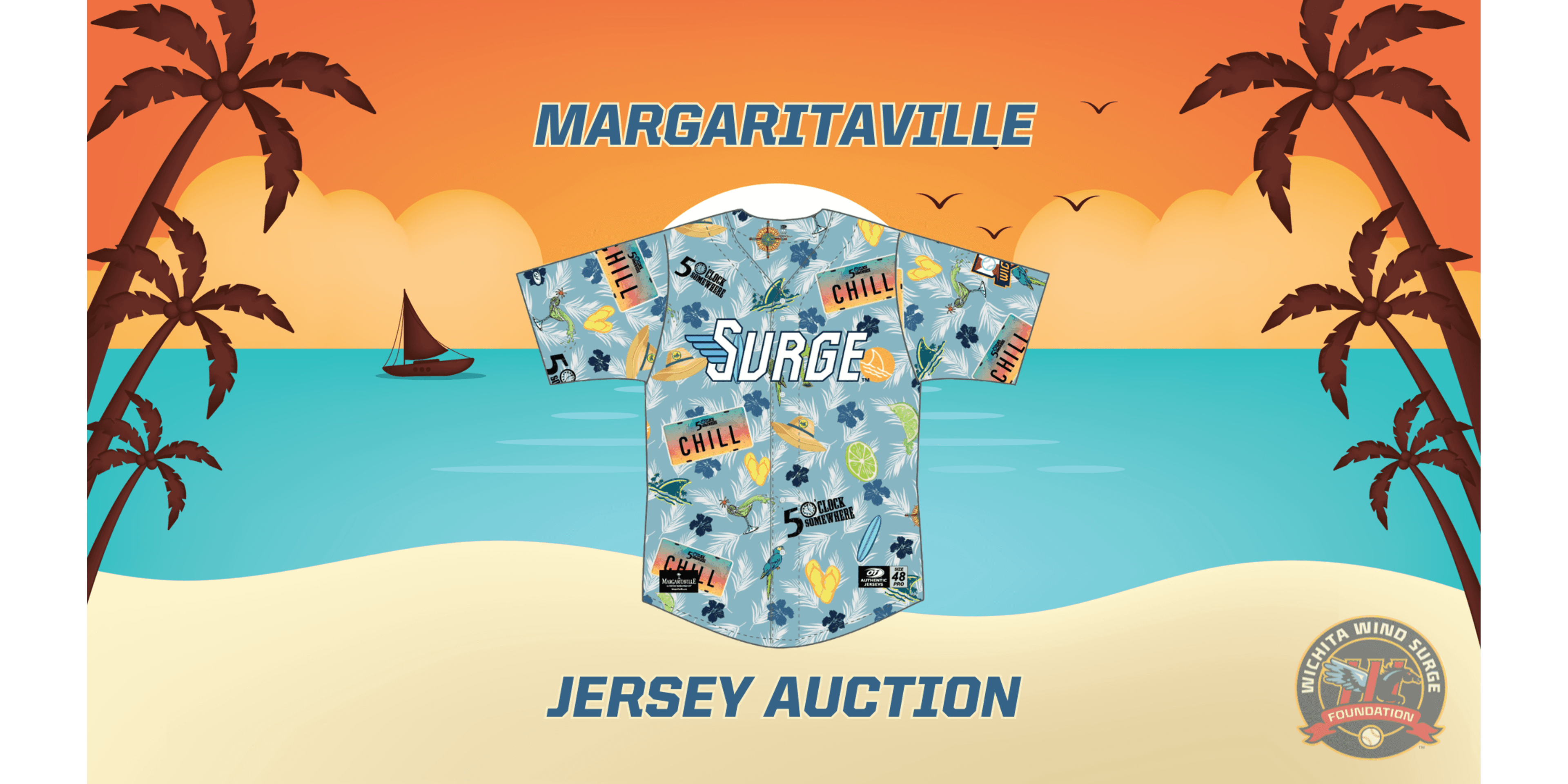 Margaritaville Jersey Auction logo image